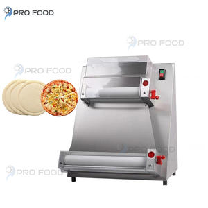 Laminadora de base de masa de pizza comercial de alta calidad que forma la máquina de prensa de pizza anterior - Product Image 1