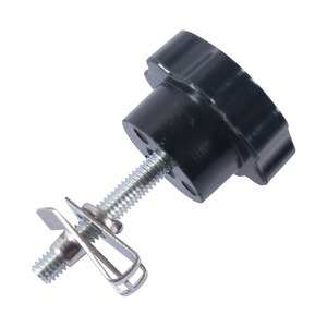 M4 Star Knob Screw With Split Lock Nut And <b>Washer</b> Set For Motorcycle - Product Image 5
