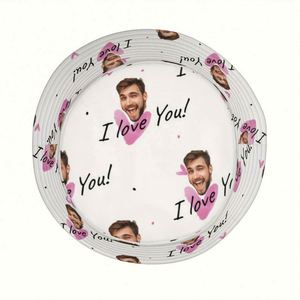 Unisex Polyester Bucket Hat Custom Photo Printed 'I Love You' Cartoon <b>Leaf</b> Design Perfect Street Style Fisherman Cap for Men - Product Image 6
