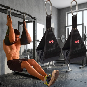 Correas AB para Ejercicios en Casa, Par de Correas para Abdominales, Barra de Tracción, Elevador de Piernas Colgante, Equipo de Entrenamiento SixPack, Certificado ISO 9001/CE - Product Image 3