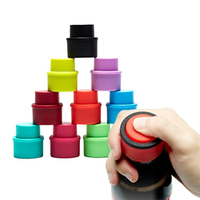 Bouchon de soda anti-fuite en plastique avec logo personnalisé, écologique, gonflable, hermétique, pour boissons gazeuses, idéal pour les fêtes