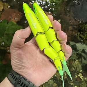 Leurres Durs Artificiels en ABS de 17cm/20cm, Segments Articulés 4 Sections pour Pêche au <span class=keywords><strong>Brochet</strong></span>, Action Flottante avec Hameçons - Product Image 5