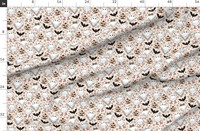 Tissu popeline 100% coton, écologique, imprimé numérique, motif fantômes disco Halloween, poids moyen, pour chemises filles et garçons, artisanat