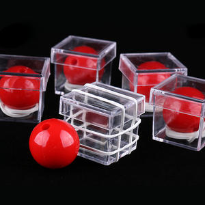 Petite boule qui pénètre dans une boîte en cristal, tours de magie, accessoires d'illusion, trucs de magie, jouet en gros pour enfants, jouet pour adultes, blague - Product Image 2