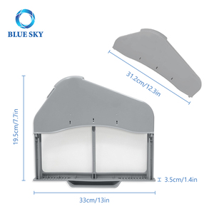 Filtre à charpie pour sèche-linge DC97-16742A, filtre à charpie DC61-02610A, boîtier rabattable compatible avec les sèche-linge <span class=keywords><strong>Samsung</strong></span> 3319952 AP5306681 PS4221839 - Product Image 3