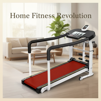 Caminadora Mecánica Plegable para Oficina y Hogar, con Estructura de Acero, sin Motor, para Hacer Ejercicio