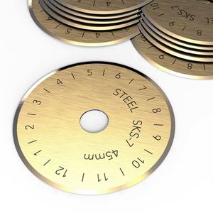 Titanium Coated SKS-7 Sharp Durable Replacement Rotary Blades for Quilting, <b>Sewing</b>, Heavy Fabric Cutting, Fits Olfa, Fiskars - Product Image 3