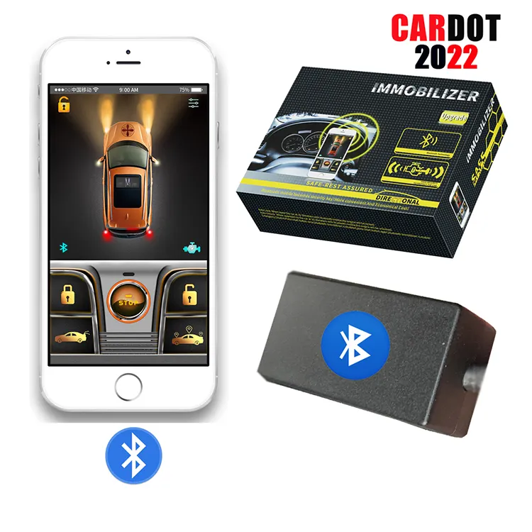 Cardot قفل أوتوماتيكي إفتح مكافحة سرقة bt الرقمية مفتاح التطبيق سيارة دراجة نارية الأمن ضد السرقة إنذار الدائرة القاطع سيارة داخلي