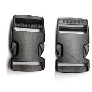 Hebillas de pompón para correas de mochila, hebilla de Liberación lateral de plástico para correas de mochila, accesorios de piezas de bolsa negra - Product Image 2