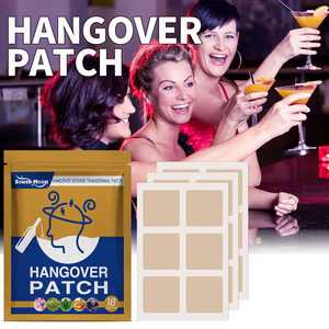 Parche Transdérmico Herbal Complex para la Prevención de la Resaca (Gold), Seguro para el Consumo de Alcohol - Product Image 3