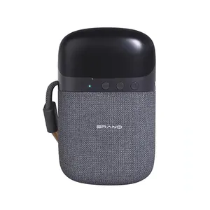 Portable Mini 2-in-1 Earbuds Speaker Custom Logo Wireless Headphone Speakers Stereo Music Speaker For Outdoors
