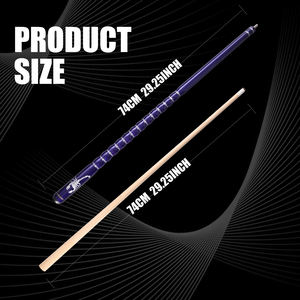 HL Purple Pool Cue Stick 12,5mm Tamaño <span class=keywords><strong>de</strong></span> Punta Eje <span class=keywords><strong>de</strong></span> arce Juego <span class=keywords><strong>de</strong></span> <span class=keywords><strong>billar</strong></span> Cue Stick Kit <span class=keywords><strong>de</strong></span> tecnología - Product Image 2
