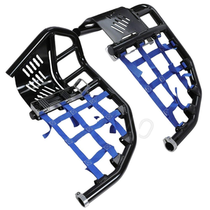 ATV Quad Parts All Terrain Vehicles Nerf Bars Nerfbar Heel Foot Guard Pegs Side Steps pour Honda <span class=keywords><strong>TRX</strong></span> <span class=keywords><strong>450</strong></span> 450R - Product Image 1