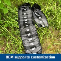 Tapis de débarbage de poisson enroulable en PVC imperméable pour la mesure précise des carpes, disponible en gros
