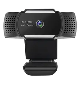 2020 micrófonos FHD USB cámara web 1080P Video llamar Reunión de transmisión en directo Usb de la computadora cámara Mic