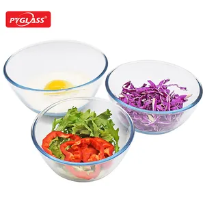 Space-Saving Stacking Bowls for Kitchen Food Storage, Glass bowl for Cooking, Baking