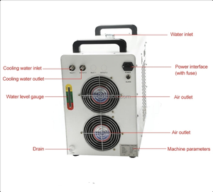 Refroidisseur d'eau industriel CW3000 pour machine de fraisage, refroidissement du broche par circulation d'eau, refroidissement du tube laser CO2 - Product Image 4