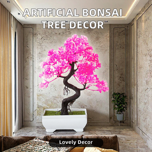 Nhân Tạo Chậu Cây Bonsai Trang Trí Nhựa Mô Phỏng Trang Trí Màu Xanh Lá Cây Nhà Máy Cho Đám Cưới Nhà Valentine Của Ngày Trang Trí - Product Image 2