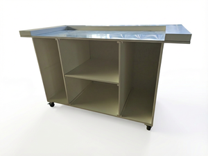 Bancone <span class=keywords><strong>Bar</strong></span> Rustico, Tavolo per Eventi, Arredamento per Catering, Stazione Bevande Portatile per Matrimoni e Ristoranti - Product Image 6