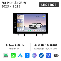 Radio de Coche Android 14 de 11.5 Pulgadas, Estéreo para Coche con CarPlay, Android Auto, Cámara 360, GPS, Pantalla Táctil, Navegación para Honda CRV CR-V 2023 - 2025