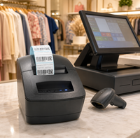 Imprimante d'étiquettes de codes-barres pour pharmacie 60 mm 203 DPI USB Bluetooth Gprinter GP-2120TU pour étiquettes de flacons de médicaments et étiquettes de prescriptions