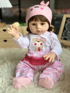 Muñecas R&B De <span class=keywords><strong>Reborn</strong></span> Coco para <span class=keywords><strong>Niñas</strong></span>, Muñecas <span class=keywords><strong>Baratas</strong></span> en Oferta, Bebés de Silicona de Cuerpo Completo, Muñeca de Silicona Líquida, Molde de Silicona, Cuerpo Completo Negro - Product Image 3