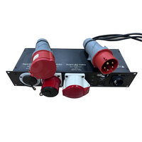 Caja Distribuidora de Energía Trifásica de Alta Potencia, Tomas de Corriente Neutrik PowerCon, 100-240V CA 50/60Hz, Protección Contra Sobrecorriente/Sobretensión