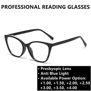 <span class=keywords><strong>Gafas</strong></span> de Lectura de gama alta, <span class=keywords><strong>filtro</strong></span> de luz <span class=keywords><strong>azul</strong></span>, <span class=keywords><strong>presbicia</strong></span> 250 150, Lentes Para Lectura, señoras, mujeres, Ojo de gato, Pc, mezcla de colores - Product Image 4