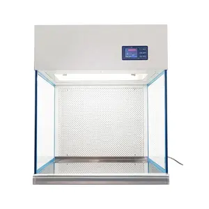 Lab fabrika için küçük masaüstü temiz tezgah yatay hava kaynağı tipi Laminar akış kaput