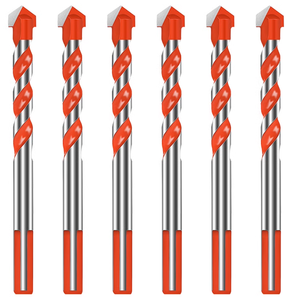 2025ดอกสว่านเจาะคอนกรีตขนาด45 # ทำจากเหล็กขนาดใหญ่6-12มม. ความแม่นยำสำหรับการก่ออิฐคอนกรีตกระเบื้อง - Product Image 3