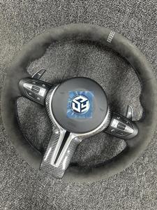 พวงมาลัยซ้ายและขวาหนังนิ่มสำหรับ BMW 3 5ชุด F10 F30 F90 F01 F12 F25 M3 M6 E90 Z4 X1 X6 48 E90 E92 F32 <span class=keywords><strong>E7</strong></span> - Product Image 3