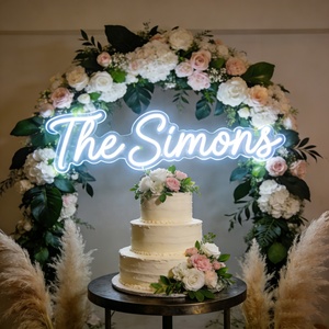 Free Design Custom Wedding Last <strong>Name</strong> Sign Acrylic Neon Sign Wedding LED <strong>Name</strong> Neon <strong>Lights</strong> for Outdoor Decor - Product Image 6