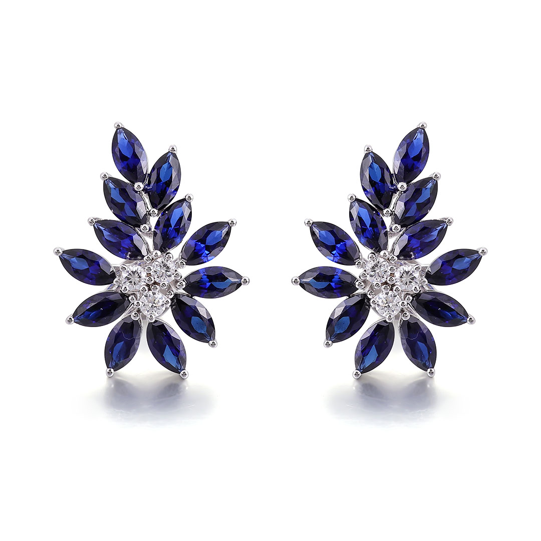 อัญมณีปลูกในห้องปฏิบัติการทอง 18k