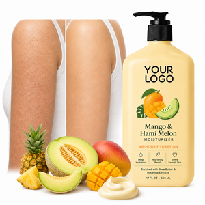 Latest Fruit Flavor Moisturizing Lotion Lightweight Non Greasy Smooth Bright Lasting Scent All Types <b>Mango</b> Melon Body Lotion - Product Image 2