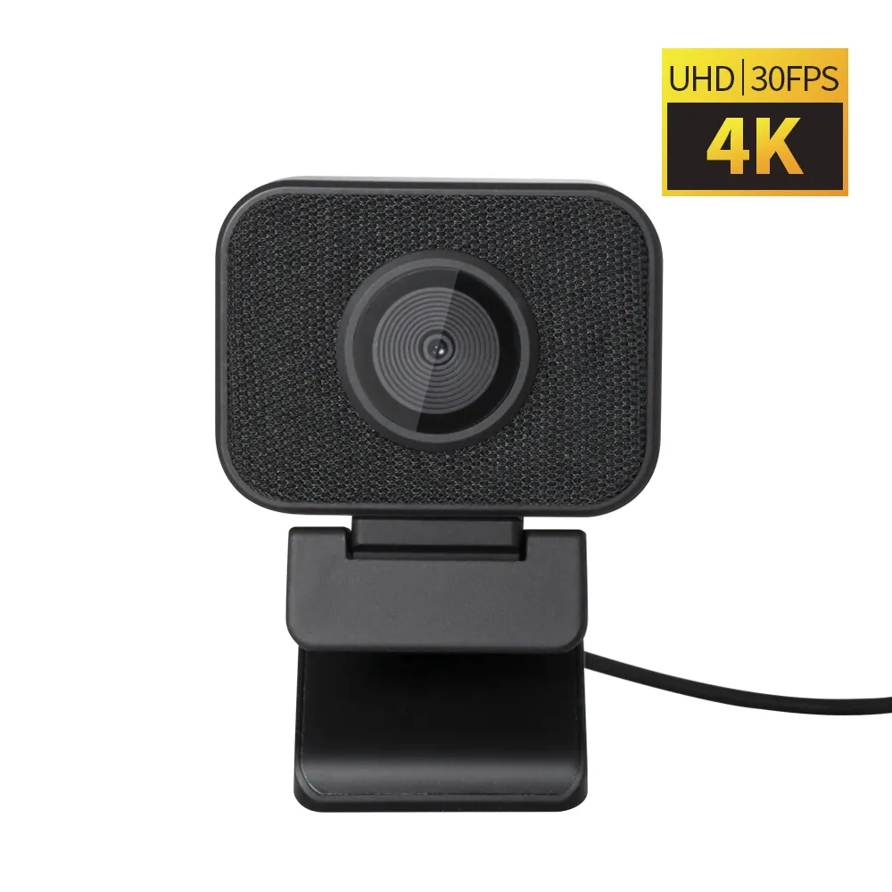 HDKATOV เว็บแคม Type-C โฟกัสคงที่,กล้องสตรีมสดพร้อมไมโครโฟน4K UHD USB Plug And Play กล้อง Pc/เว็บแคม