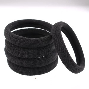 Élastiques à cheveux et chouchous en tissu PFT 2cm-5cm, couleur unie, accessoires de mode pour queue de cheval pour filles et femmes - Product Image 4