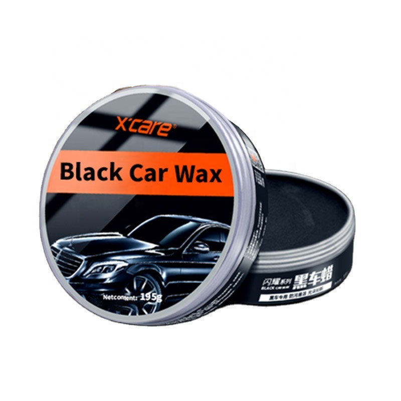 Черный Автомобильный отбеливающий Восстанавливающий и восстанавливающий блеск, сияющий лак, твердый воск 195 г