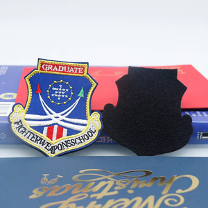 Custom Heat Press 3D Puff LA LOGO Emblemas de Segurança e Patch Bordado Patch Sew em Ferro em Vestuário Patches - Product Image 3