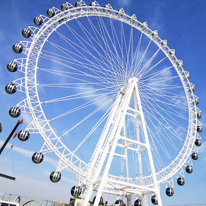 Grande Roue Métallique Moderne de 75m pour Parc d'Attractions Extérieur, Attractions pour Adultes, Manège de Fête Foraine à Vendre dans un Centre Commercial - Product Image 2