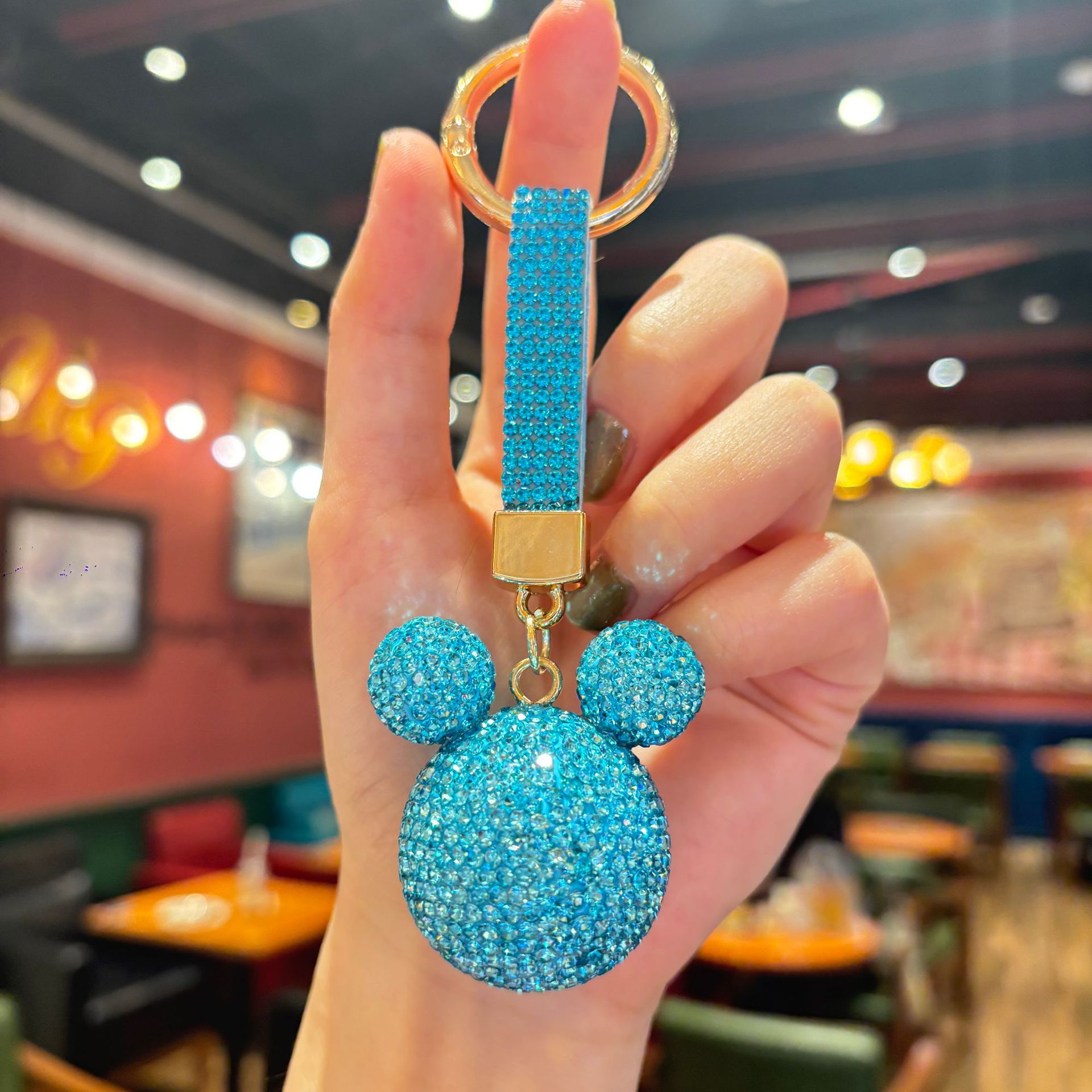 Drill rope ship anchor-blue