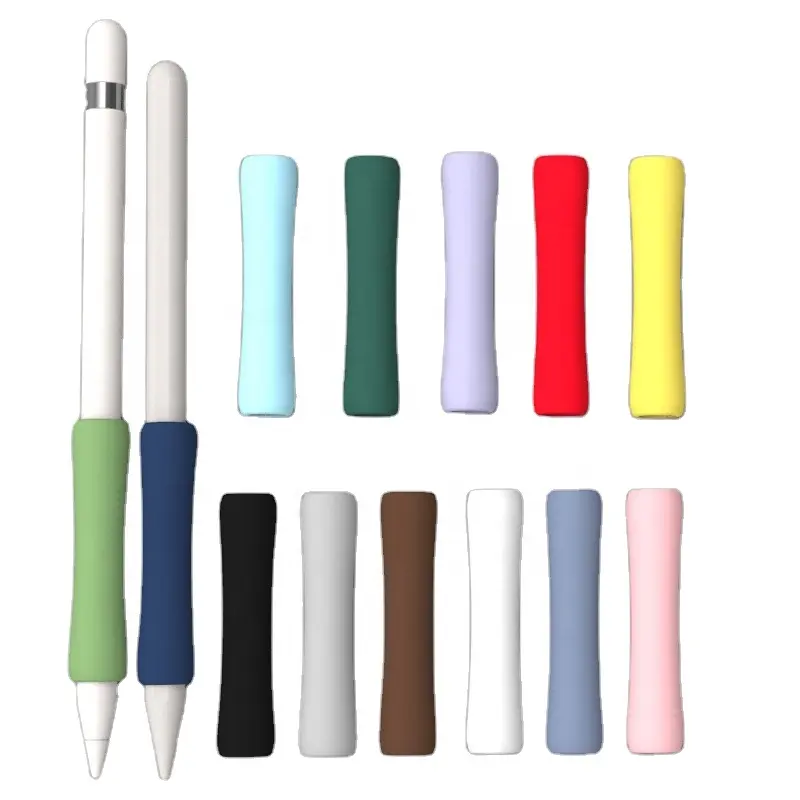 Silicone Pencil Grips Holder For Apple Pencil 1 2 Anti-scratch Touch Screen Pen Case for iPad Pencil 1nd 2nd Accessories