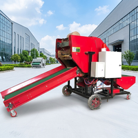 Nouvelle presse à balles carrées automatique Longmiao montée sur tracteur, contrôlée par PLC, avec moteur PTO, haut niveau de sécurité, pour usage agricole, origine Shandong