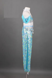 Traje <span class=keywords><strong>de</strong></span> actuación étnica con pantalones largos Traje <span class=keywords><strong>de</strong></span> baile indio clásico y elegante para actuación en escenario Traje <span class=keywords><strong>de</strong></span> entrenamiento <span class=keywords><strong>de</strong></span> baile Traje - Product Image 2