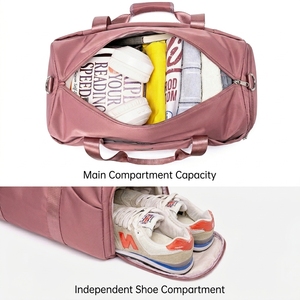 <span class=keywords><strong>Borsa</strong></span> a <span class=keywords><strong>Tracolla</strong></span> da Donna Chantria Factory, Grande Capacità con Scomparto per Scarpe, <span class=keywords><strong>Borsa</strong></span> da Viaggio Casual Urbana Impermeabile - Product Image 5
