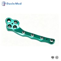 Série d'implants orthopédiques : Plaque osseuse de blocage en titane TPLO de type AO haute performance pour la récupération fonctionnelle canine