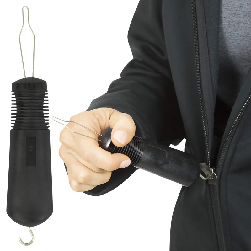 Button Hook Zipper Pull Helper Dressing Aid Assist Device Tool for Arthritis, Dexterity Handle Grip