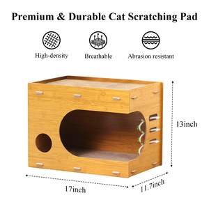 JQ termico isolato inverno <span class=keywords><strong>Cat</strong></span> <span class=keywords><strong>House</strong></span> con Kratzbaum tiragraffi Pad di bordo per gatti all'aperto - Product Image 2