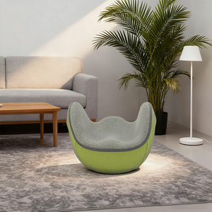 Eiförmiger Massagesessel mit Einfacher Nacken- und Rückenmassage <span class=keywords><strong>Shiatsu</strong></span> Ganzkörper-Massagesessel mit Knet- und Rollfunktion - Product Image 4