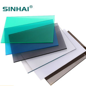 10 Anni 4 pies a 8 pies Hoja de techo de policarbonato sólido/Tablero/Azulejo Resistencia PC Vidrio transparente para uso en exteriores - Product Image 1