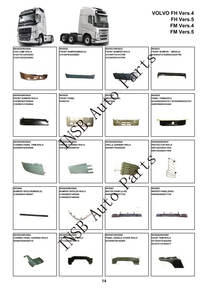 23084230 23084223 Passo do pé para Volvo FH FM versão 4 5 caminhão partes do corpo sobresselentes - Product Image 5